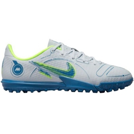 Pantofi de fotbal Nike Mercurial Vapor 14 Academy Tf Jr DJ2863 054 alb alb