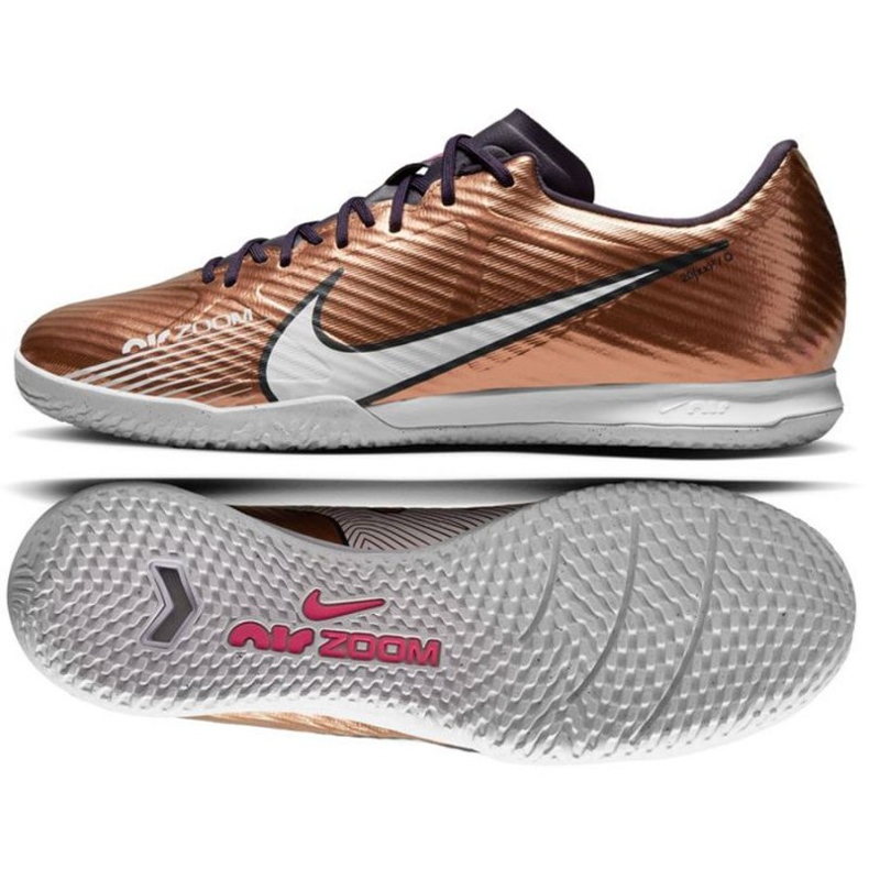 Pantofi de fotbal Nike Zoom Mercurial Vapor 15 Academy Qatar Ic M DR5947 810 de aur de aur