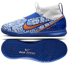 Pantofi de fotbal Nike Mercurial Zoom Superfly 9 Academy CR7 Ic Jr DQ5328 182 albastru albastru