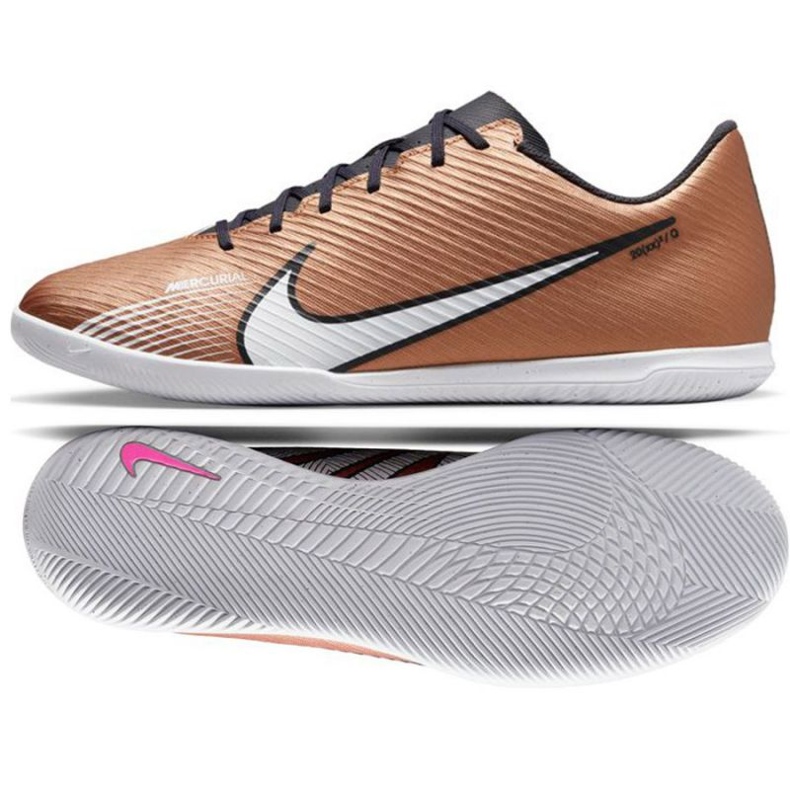 Pantofi de fotbal Nike Mercurial Vapor 15 Club Qatar Ic M DR5951 810 maro auriu de aur