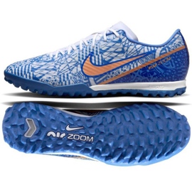 Pantofi de fotbal Nike Zoom Mercurial Vapor 15 Academy CR7 Tf M DQ5319 182 albastru albastru