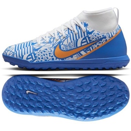 Pantofi de fotbal Nike Zoom Mercurial Superfly 9 CR7 Tf Jr DQ5330 182 multicolor albastru