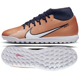Pantofi de fotbal Nike Mercurial Superfly 9 Club Qatar Tf M DR5950 810 maro bej și maro Pantofi de fotbal Nike Mercurial Superfly 9 Club Qatar Tf M DR5950 810 maro bej și maro