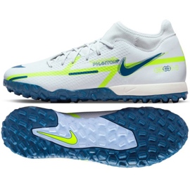 Pantofi de fotbal Nike Phantom GT2 Academy Dynamic Fit Tf M DC0802 054 multicolor alb