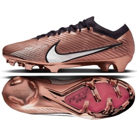 Pantofi de fotbal Nike Zoom Mercurial Vapor 15 Elite Qatar Fg M DR5934 810 maro bej și maro
