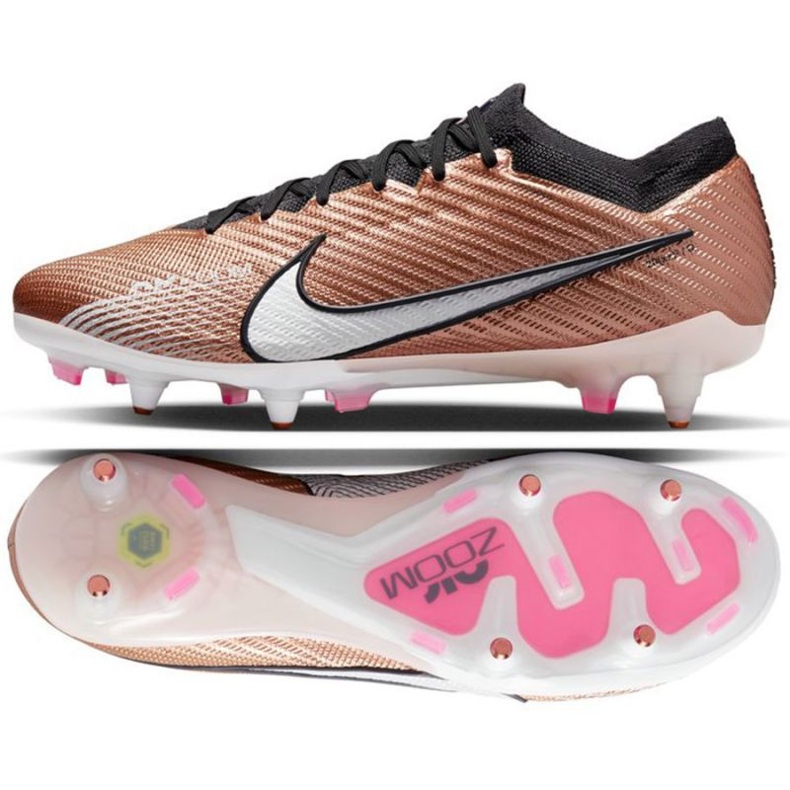 Pantofi de fotbal Nike Zoom Mercurial Vapor 15 Elite Qatar SG-Pro Ac M DR5937 810 maro bej și maro