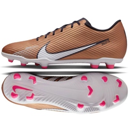 Pantofi de fotbal Nike Mercurial Vapor 15 Club Mg M DR5953 810 maro bej și maro Pantofi de fotbal Nike Mercurial Vapor 15 Club Mg M DR5953 810 maro bej și maro