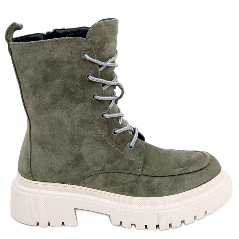 Cizme de piele intoarsa Roisin Green verde Cizme de piele intoarsa Roisin Green verde
