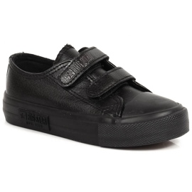 Adidasi copii din piele ecologica cu Velcro negru Big Star KK374092 Adidasi copii din piele ecologica cu Velcro negru Big Star KK374092