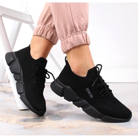 Pantofi sport negri de damă Big Star JJ274269 negru