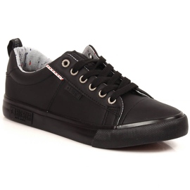 Tenisi negri din piele ecologica Big Star KK274006 negru Tenisi negri din piele ecologica Big Star KK274006 negru