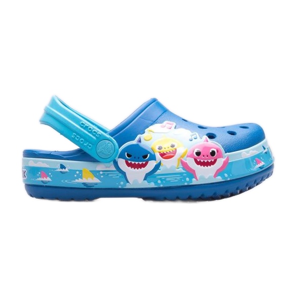 Crocs Fl Babyshark Band Clog T Jr 207066-4JL albastru