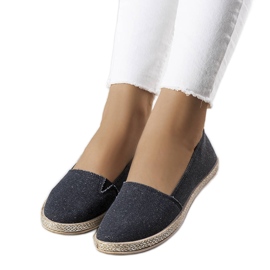 Espadrile negre Amiral de dama negru