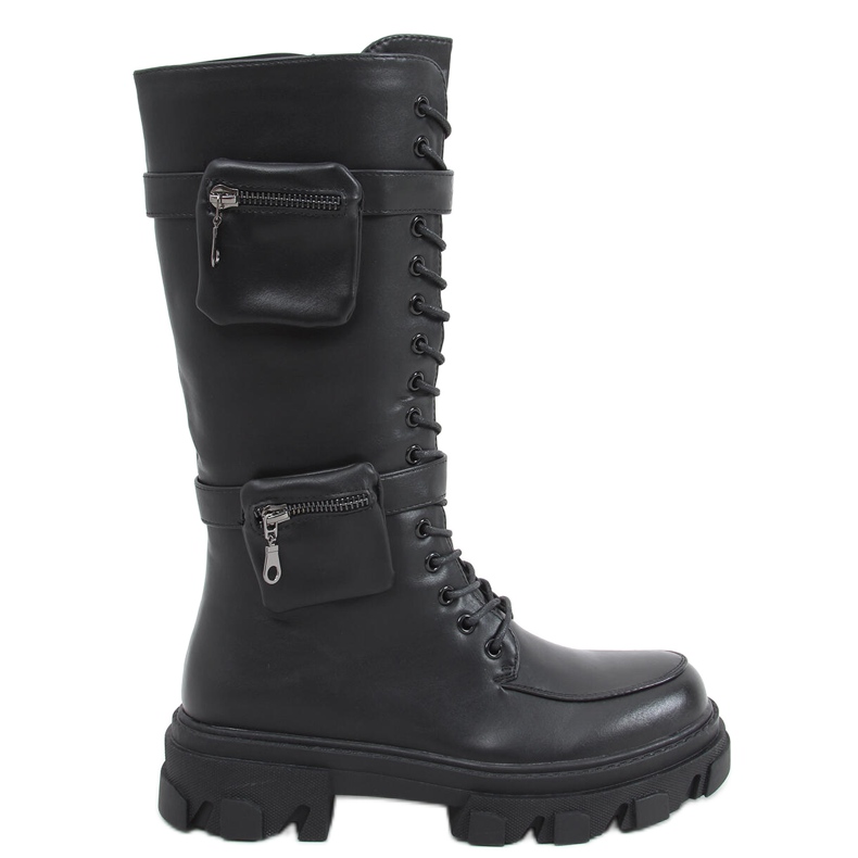 Cizme Asot Black cu huse negru