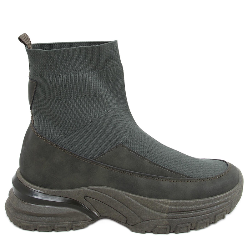 PA1 Pantofi sport cu șosete Goko Green verde