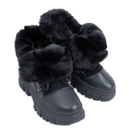 PA1 Cizme de zăpadă damă Jarl Black negru PA1 Cizme de zăpadă damă Jarl Black negru