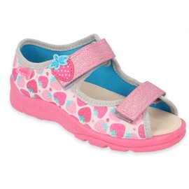 Pantofi copii Befado 869X170 roz argint gri