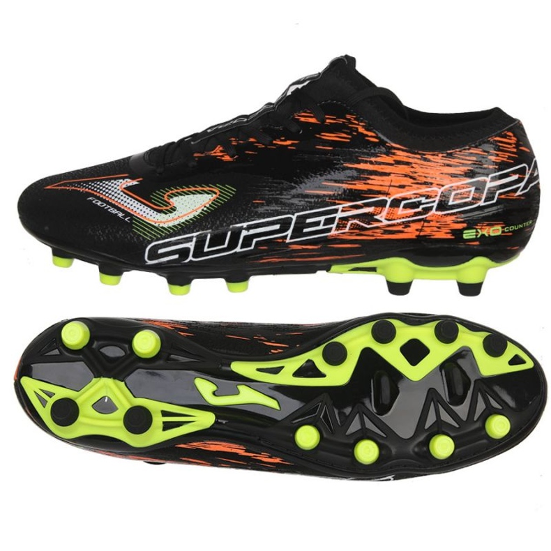 Ghete de fotbal Joma Super Copa 2301 Fg M SUPS2301FG negru negru