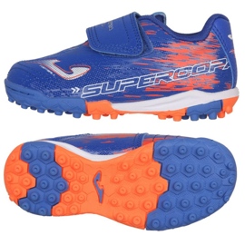 Pantofi de fotbal Joma Super Copa 2305 Tf Jr SCJS2305TFV albastru albastru