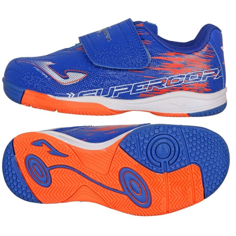 Joma Super Copa 2305 In SCJS2305INV pantofi de fotbal albastru albastru Joma Super Copa 2305 In SCJS2305INV pantofi de fotbal albastru albastru