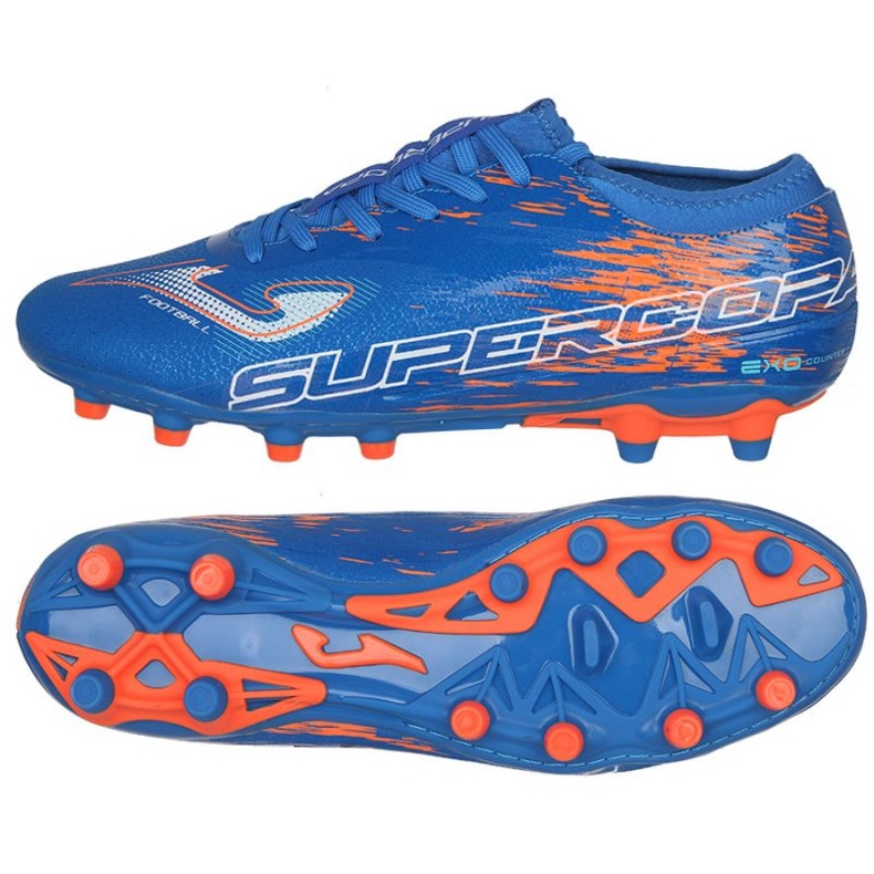 Pantofi de fotbal Joma Super Copa 2304 Fg SUPS2304FG albastru albastru