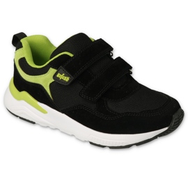 Pantofi pentru tineret Befado 516Q245 negru verde Pantofi pentru tineret Befado 516Q245 negru verde
