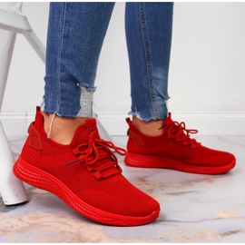 News Pantofi sport cu plasă roșu deschis NOUTĂȚI News Pantofi sport cu plasă roșu deschis NOUTĂȚI