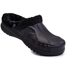 PM2 Sandale Crocs calde pentru bărbați, negru Calmo