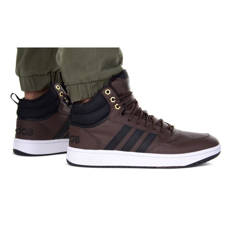 Pantofi adidas Hoops 3.0 Mid Wtr M GZ6680 maro