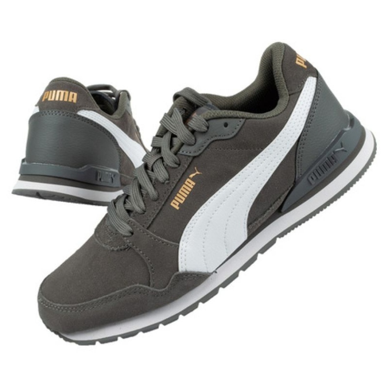Puma St Runner v3 Sd M 387646 02 pantofi sport gri
