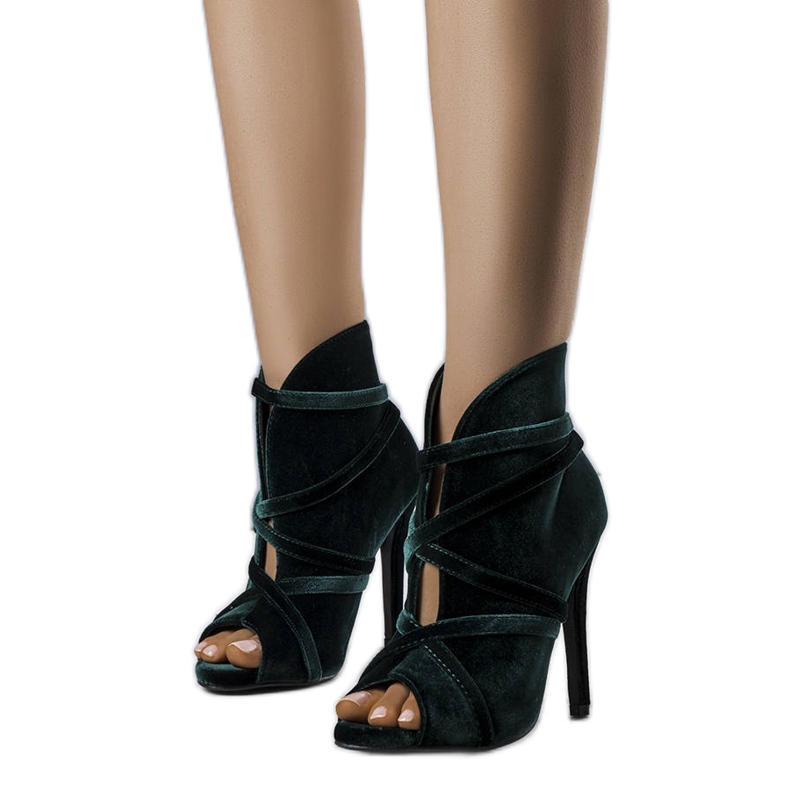 Pompe verzi elegante cu fețe de la Sao verde