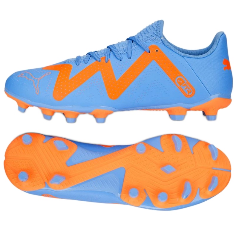 Pantofi de fotbal Puma Future Play FG/AG M 107187 01 albastru albastru