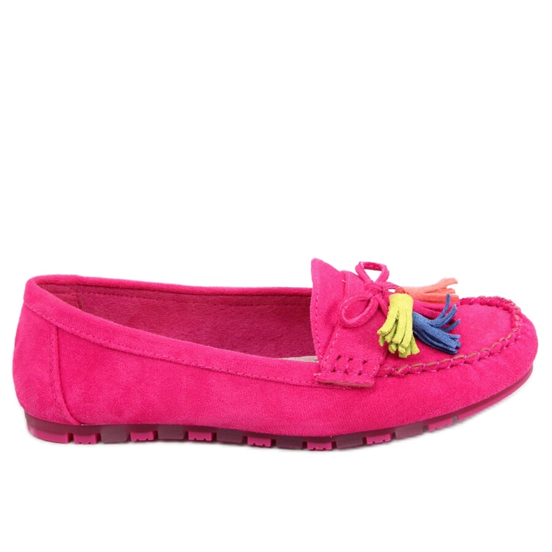 BM Mocasini cu franjuri Tamla Fuchsia roz BM Mocasini cu franjuri Tamla Fuchsia roz
