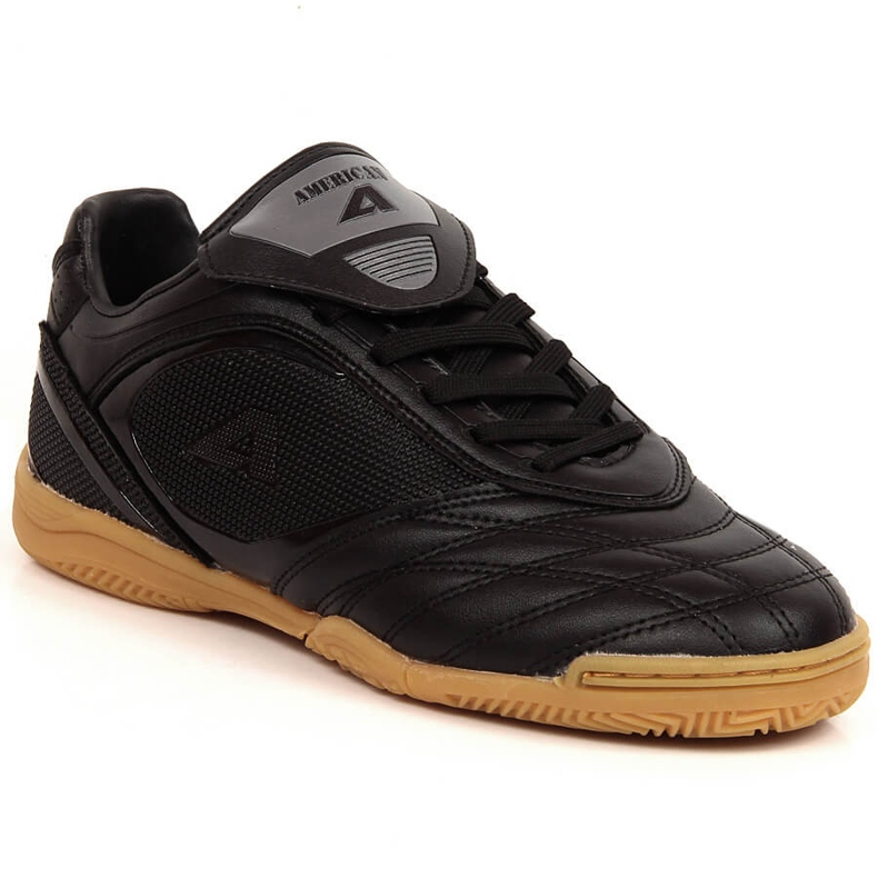 Pantofi sport de interior pentru bărbați Black American Club 52/23 negru