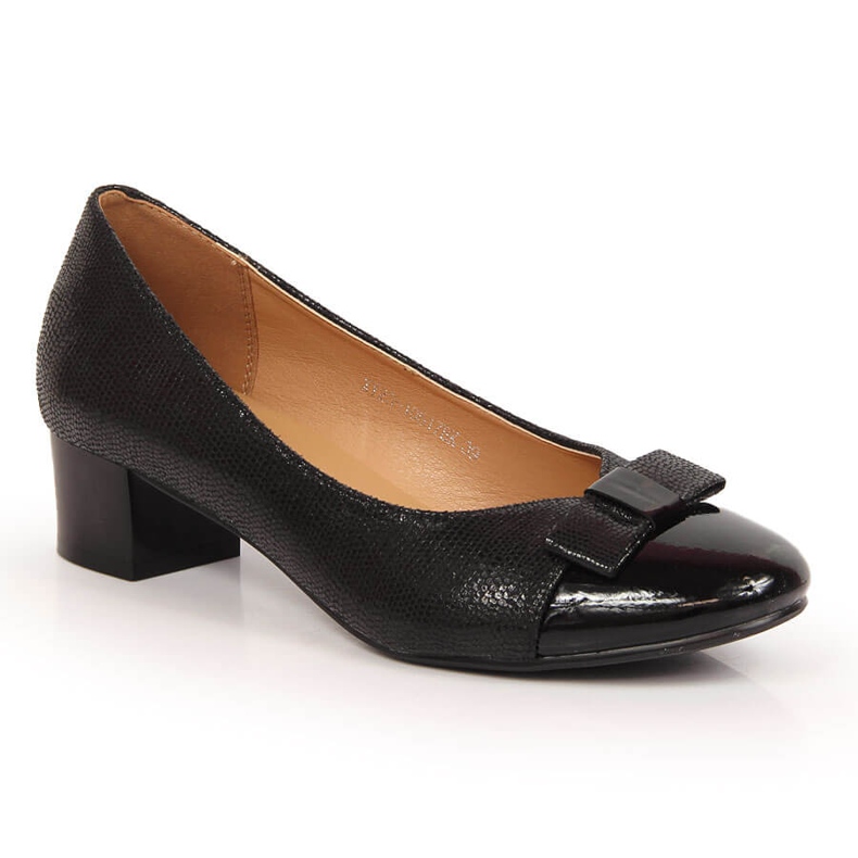 Pompe de damă negre cu toc înalt Vinceza 10517 negru