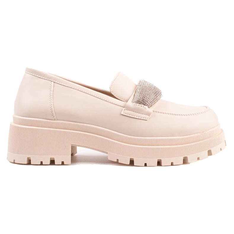 Pantofi de dama din piele ecologica bej Pantofi de dama din piele ecologica bej