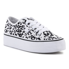 Pantofi DC Manual Platform Cheetah print AdyS300280-Che W 300280-CHE alb