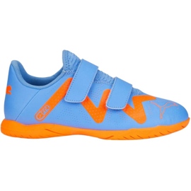 Pantofi de fotbal Puma Future Play It V Jr 107206 01 albastru albastru