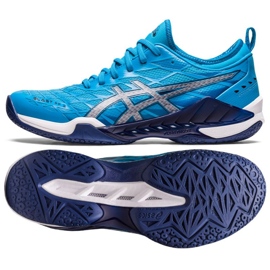 Pantofi de handbal Asics Blast Ff 3 M 1071A076 400 albastru albastru