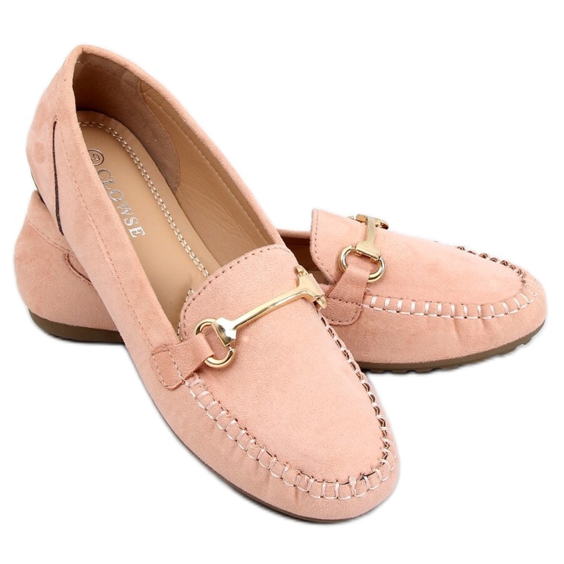 BM Mocasini roz de dama Eliza Pink