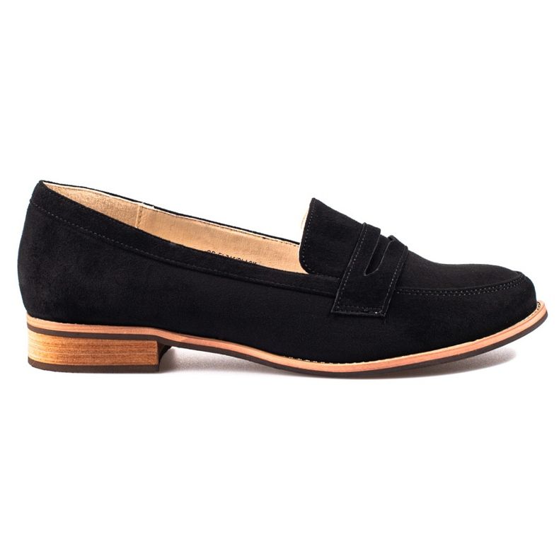 Mocasini eleganti de dama negre negru