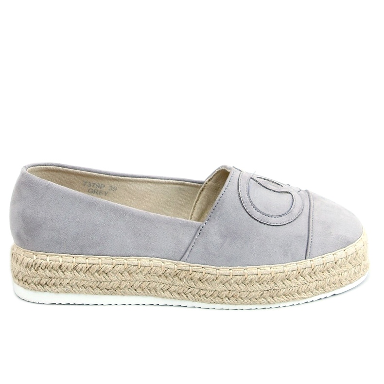 Espadrile Chanelkikikiki Wela Grey gri