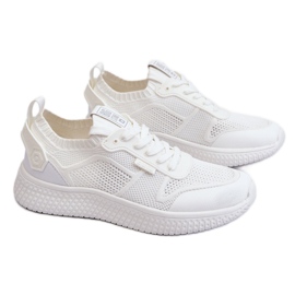Pantofi de damă comozi cu sistem de spumă cu memorie Big Star LL274415 alb Pantofi de damă comozi cu sistem de spumă cu memorie Big Star LL274415 alb