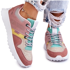 Pantofi de damă Big Star LL274422 roz-bej Pantofi de damă Big Star LL274422 roz-bej