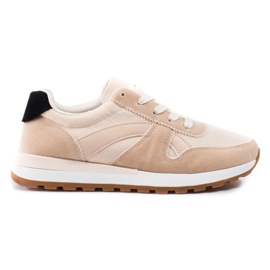 Pantofi sport dama cu siret Shelovet bej Pantofi sport dama cu siret Shelovet bej