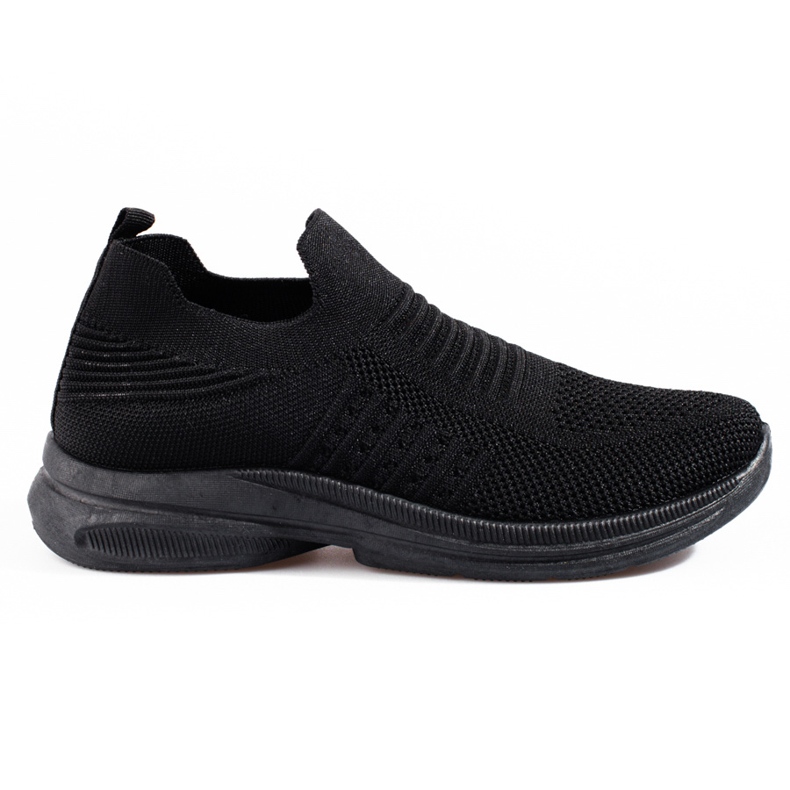 Pantofi sport cu platforma Shelovet negri negru