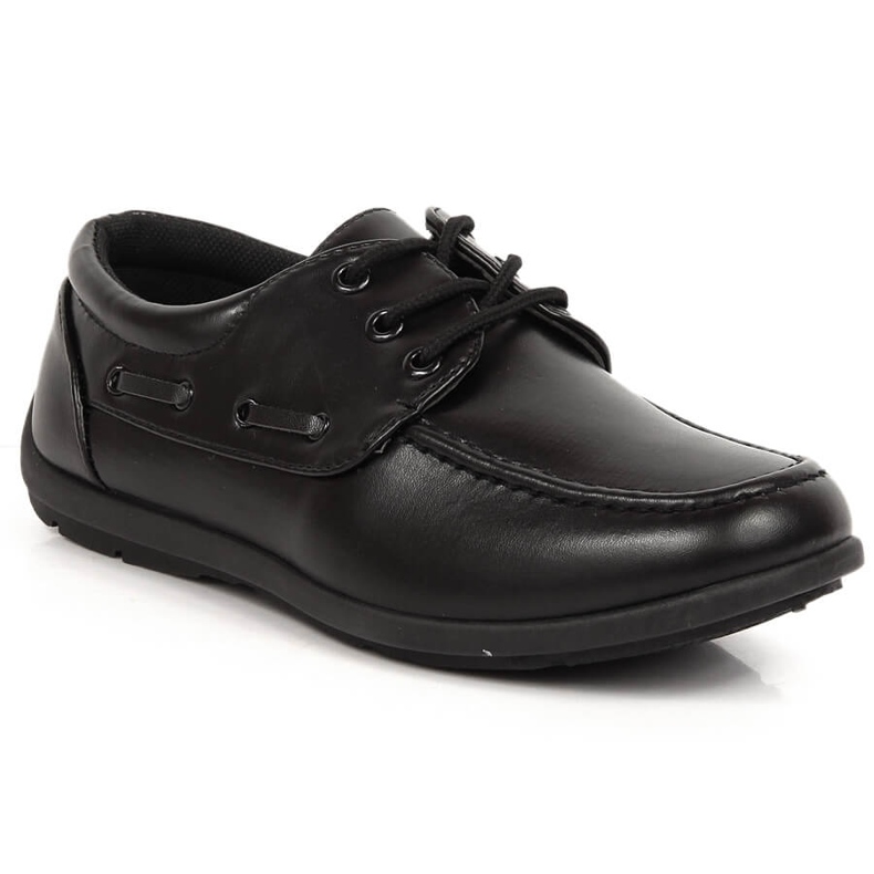 Pantofi de comuniune Black American Club 51/23 pentru băieți negru
