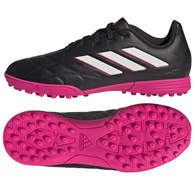 Pantofi de fotbal Adidas Copa Pure.3 Tf Jr GY9038 negru negru