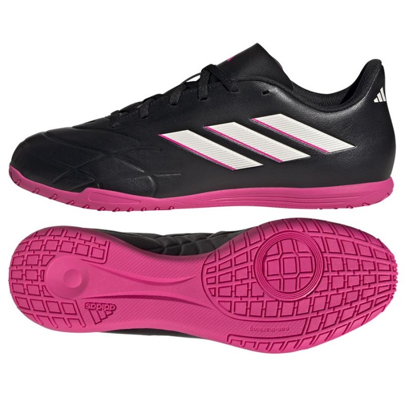 Pantofi de fotbal Adidas Copa Pure.4 In M GY9051 negru negru Pantofi de fotbal Adidas Copa Pure.4 In M GY9051 negru negru