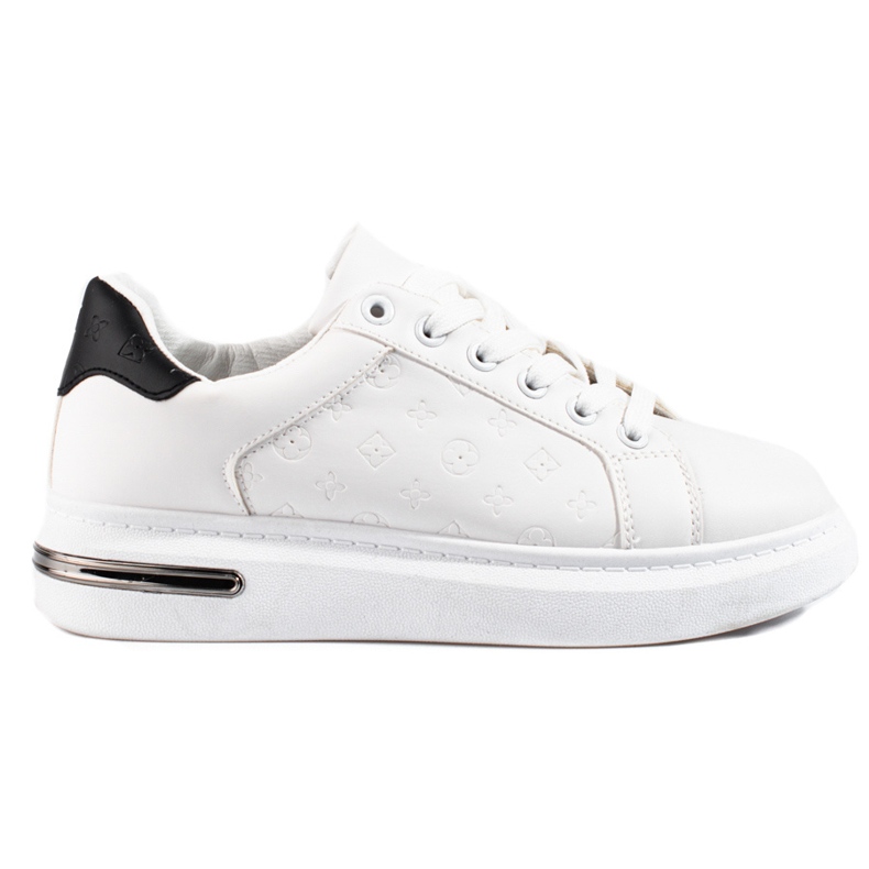 Pantofi sport dama Shelovet alb cu model Pantofi sport dama Shelovet alb cu model